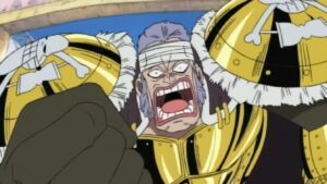 Who is Don Krieg in One Piece? Angry Don Krieg during the Baratie Arc