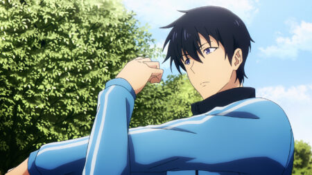 Solo Leveling anime season 1 showing the main protagonist Jinwoo Sung in episode 5 titled "A Pretty Good Deal"