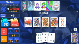 Balatro run with The Eye official screenshot