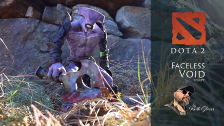 Dota 2 hero sculptures