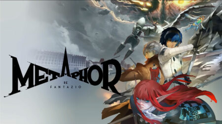Metaphor ReFantazio protagonist and party poster