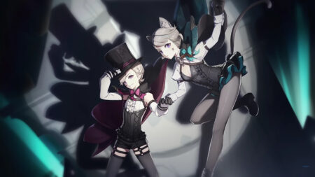 Fontaine characters featuring Lynette and Lyney from Genshin Impact