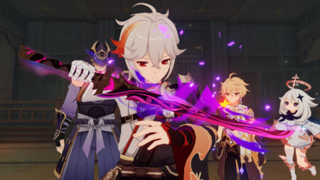 Cursed Blade sword for Kaedehara Kazuha from Genshin Impact
