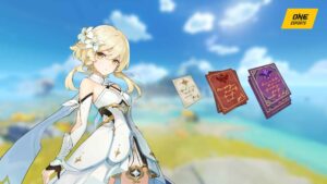 How many XP books do you need to reach level 90 in Genshin Impact? Lumine next to XP books from Genshin Impact