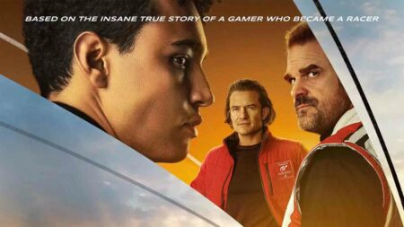 Gran Turismo movie official poster with tagline