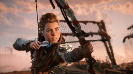 Horizon Forbidden West Best Weapons Complete Edition PC Aloy drawing bow