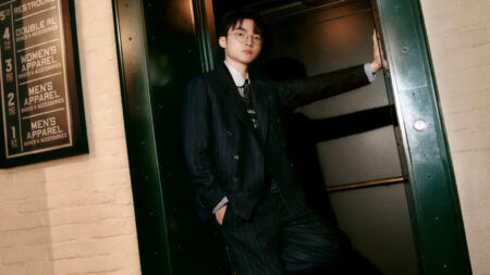 T1 Faker wearing custom Polo Ralph Lauren for GQ Korea