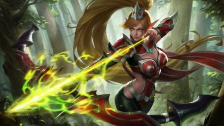 Mobile Legends: Bang Bang Burning Bow Miya skin wallpaper