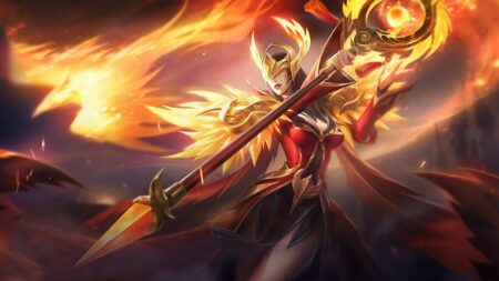 Mobile Legends: Bang Bang Pharsa Empress Phoenix skin wallpaper