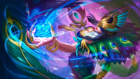 Mobile Legends: Bang Bang Peafowl's Dance Pharsa skin wallpaper