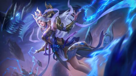 Mobile Legends: Bang Bang Thunder Flash Selena skin wallpaper