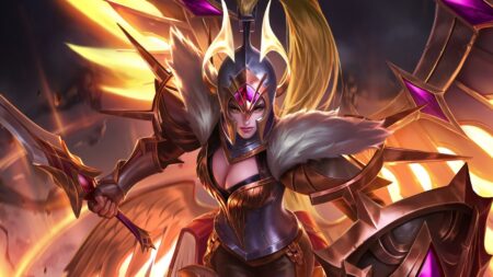 Mobile Legends: Bang Bang War Angel Freya skin wallpaper